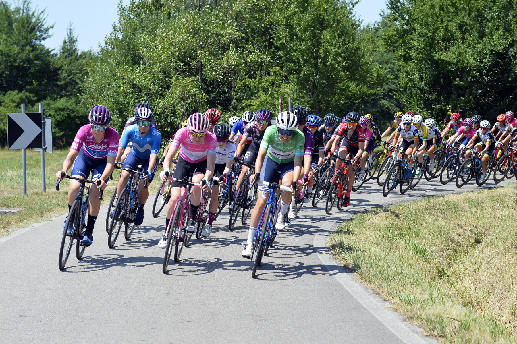 33° GIRO DONNE 2022, Sogliano si prepara al passaggio della 4° tappa.